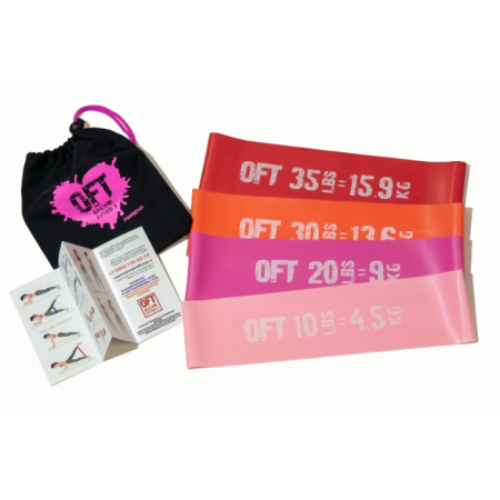 Набор из 4 широких мини-эспандеров OriginalFitTools 